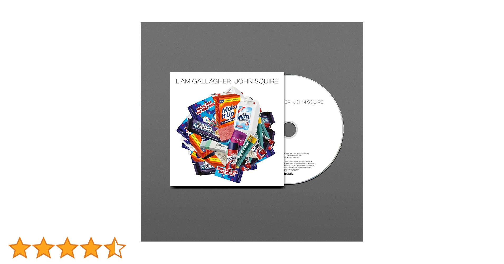 LIAM GALLAGHER JOHN SQUIRE 限定アナログ盤 Liam Gallagher John Squire Exclusive Split Blue & Red Vinyl